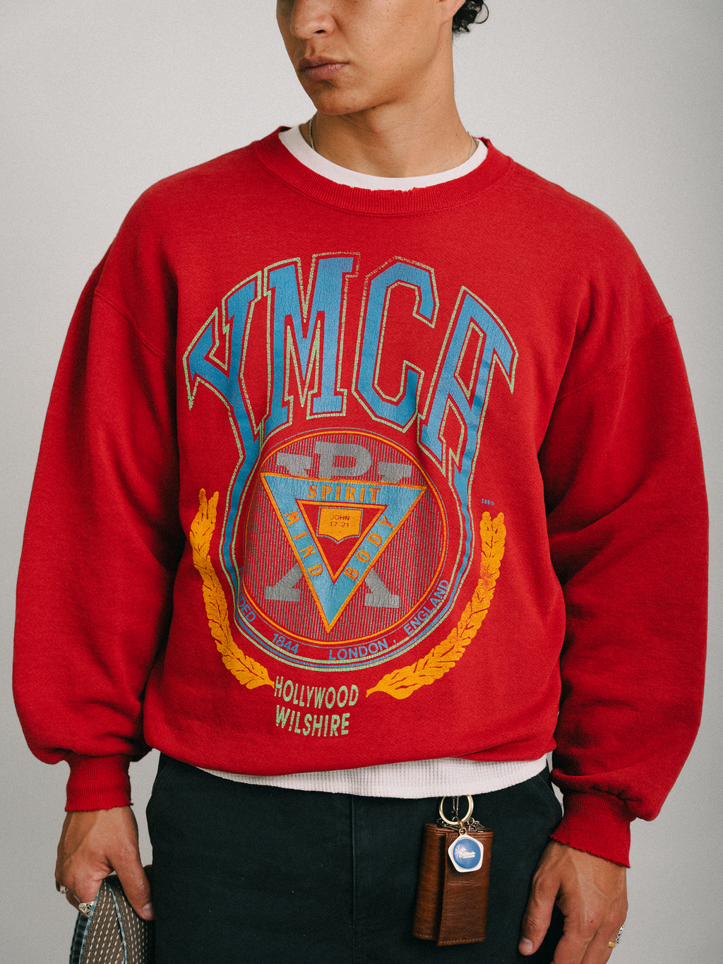 MOLETOM "YMCA HOLLYWOOD WILSHIRE 80s"