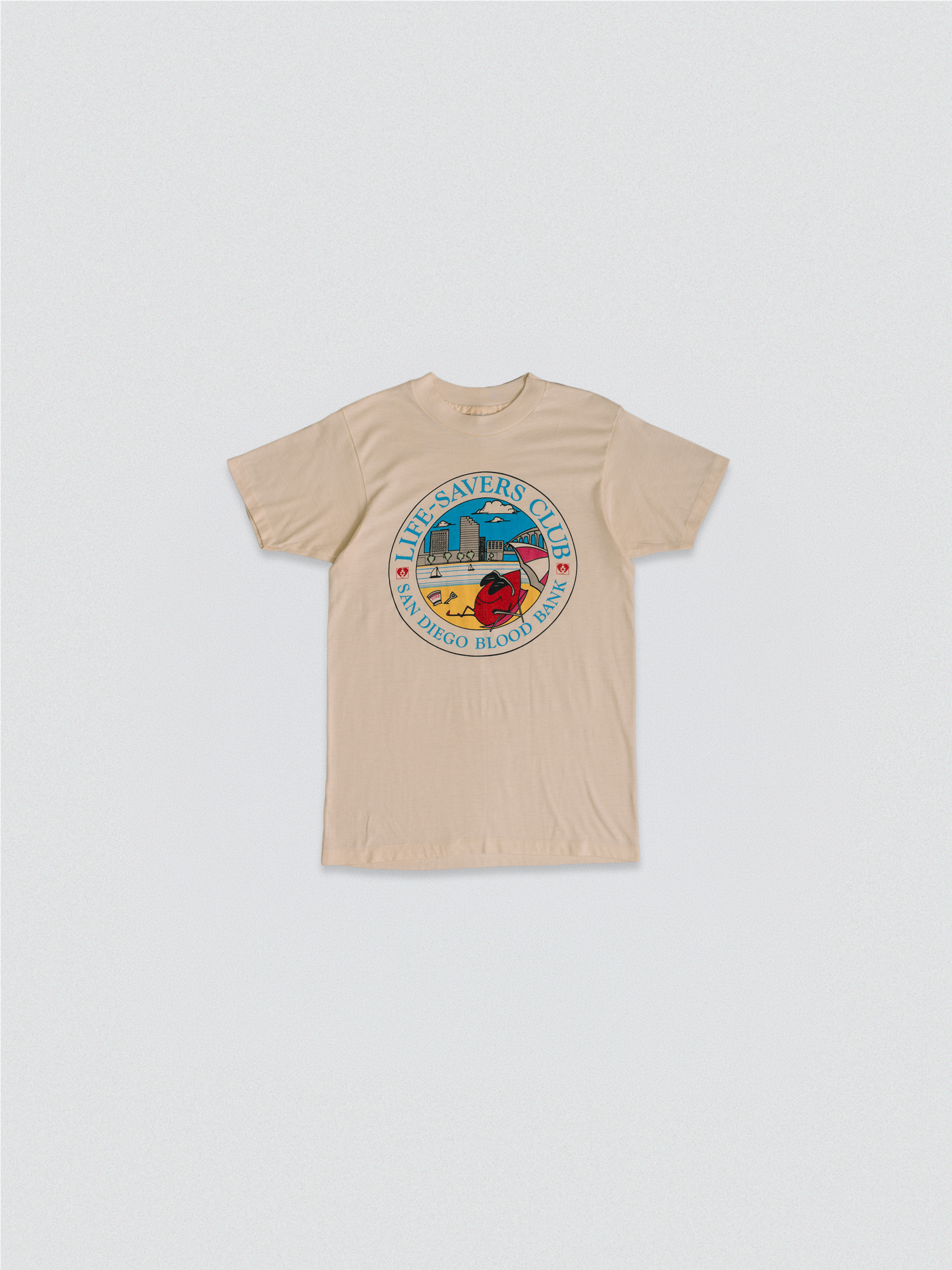 CAMISETA "LIFE-SAVERS CLUB" 80`s