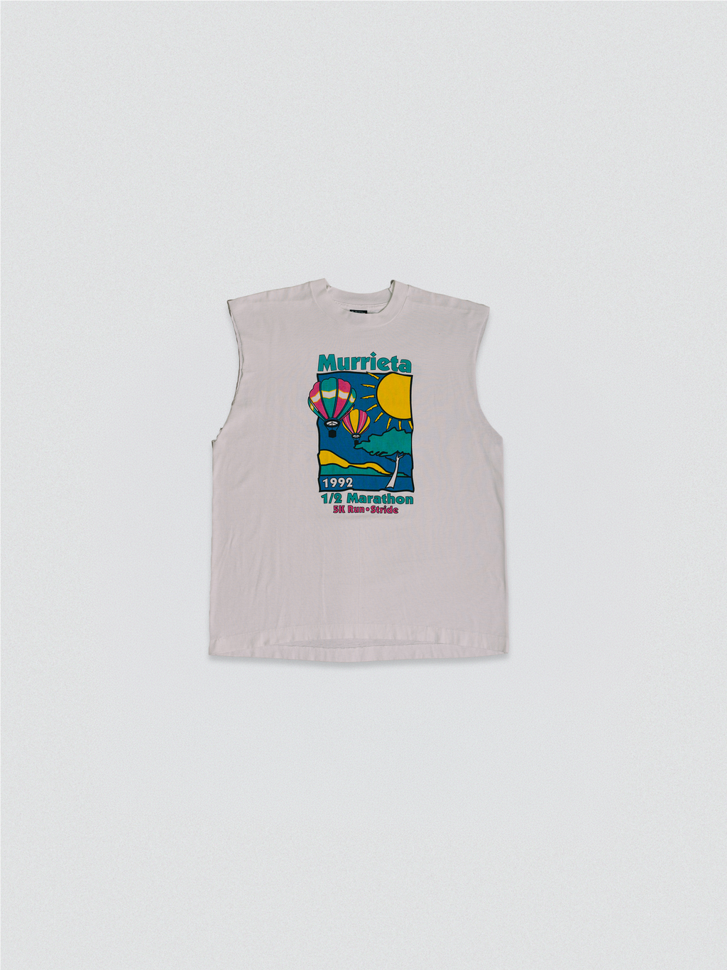 MUSCLE TEE "MURRIETA 1/2 MARATHON" 1992