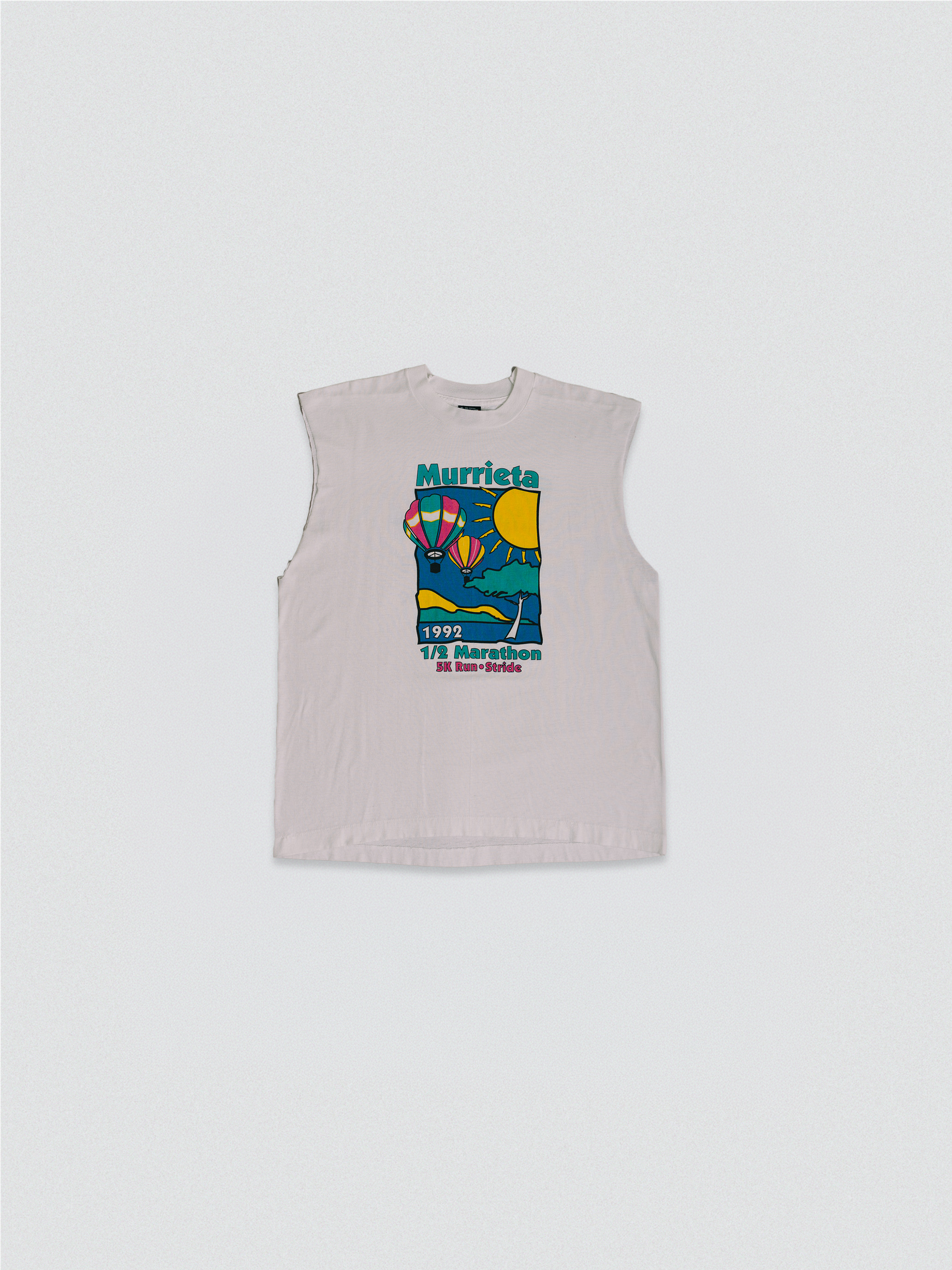 MUSCLE TEE "MURRIETA 1/2 MARATHON" 1992