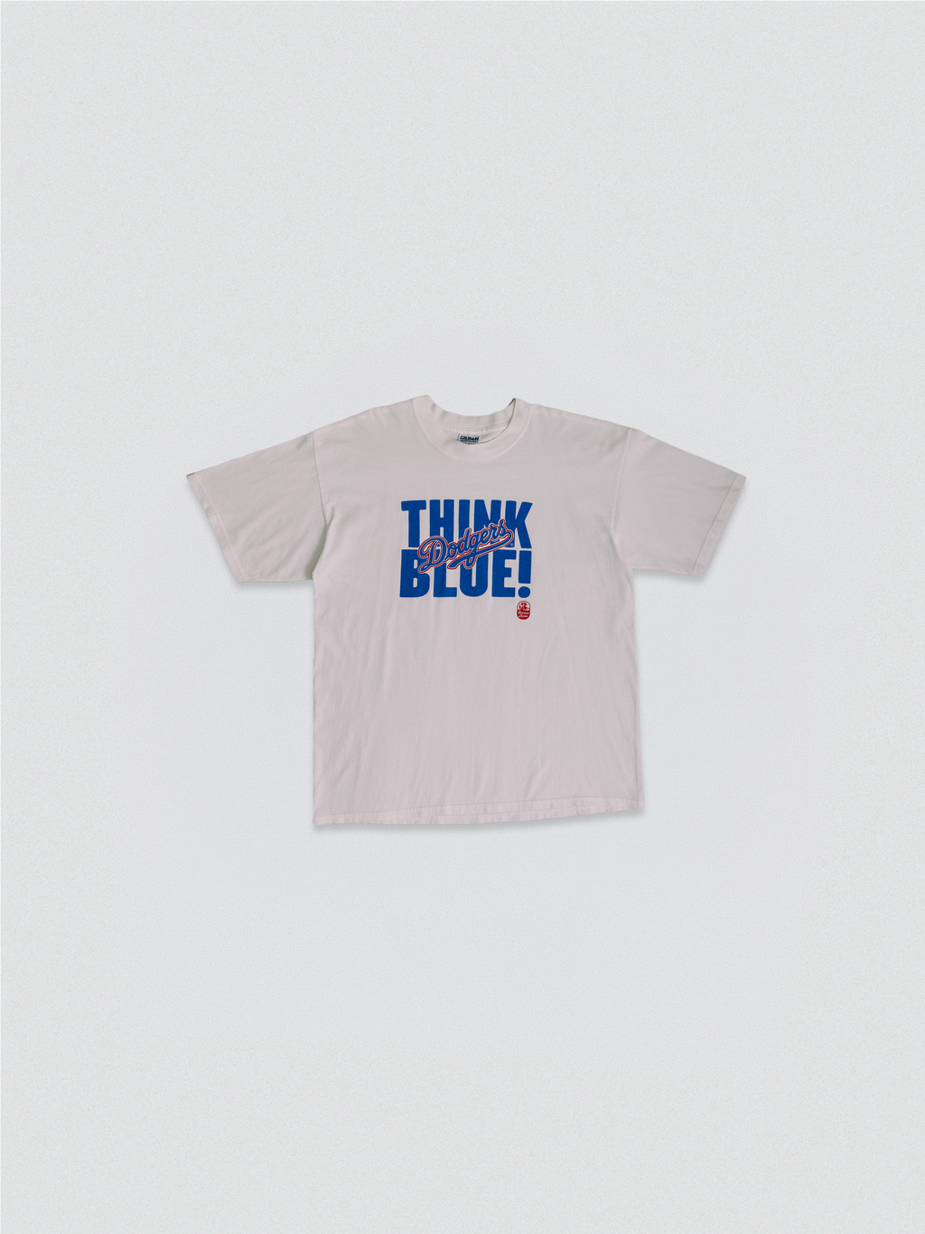 CAMISETA VINTAGE "DODGERS THINK BLUE!"