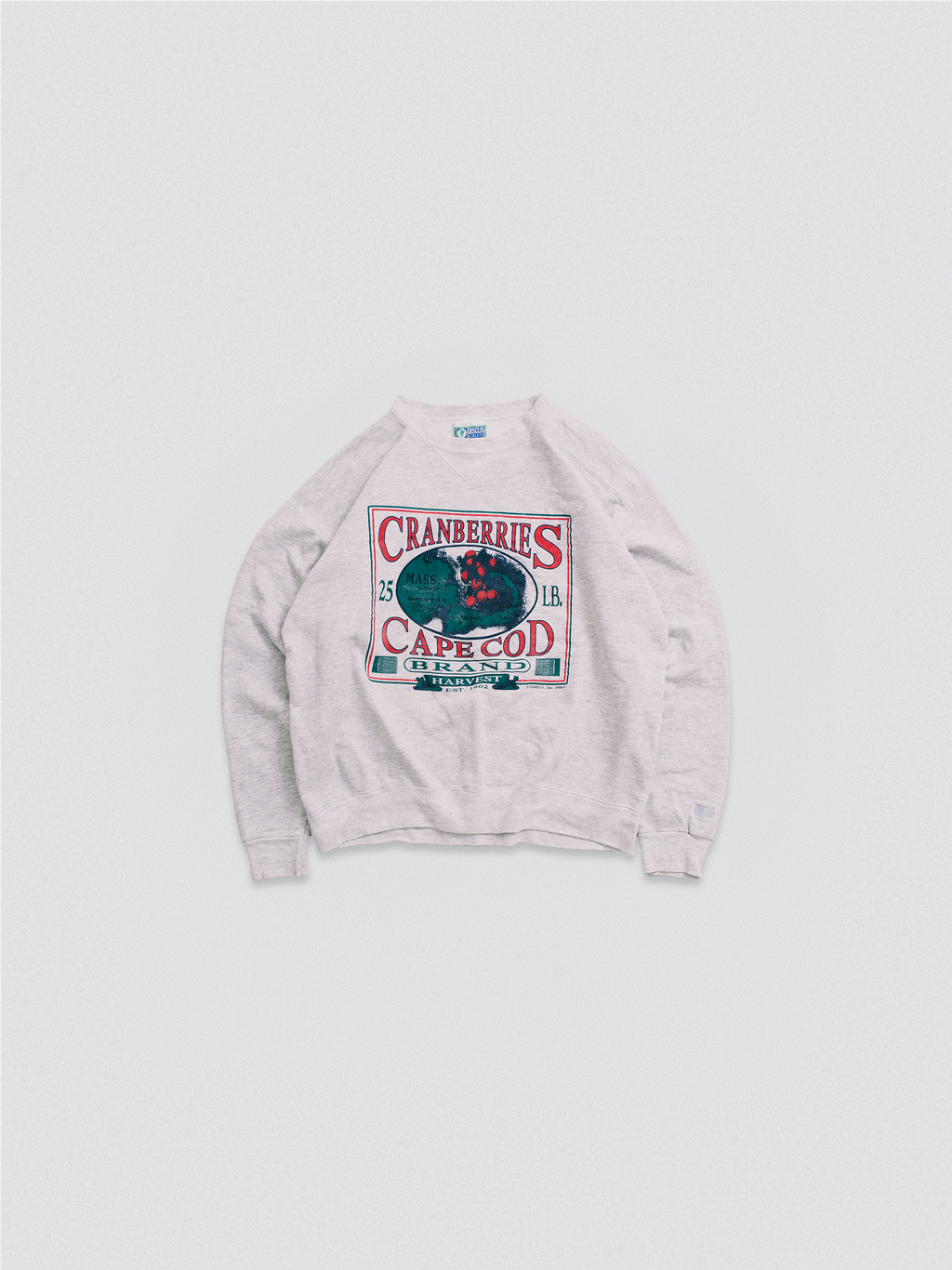 "MOLETOM CRAMBERRIES CAPE COD BRAND 1994"