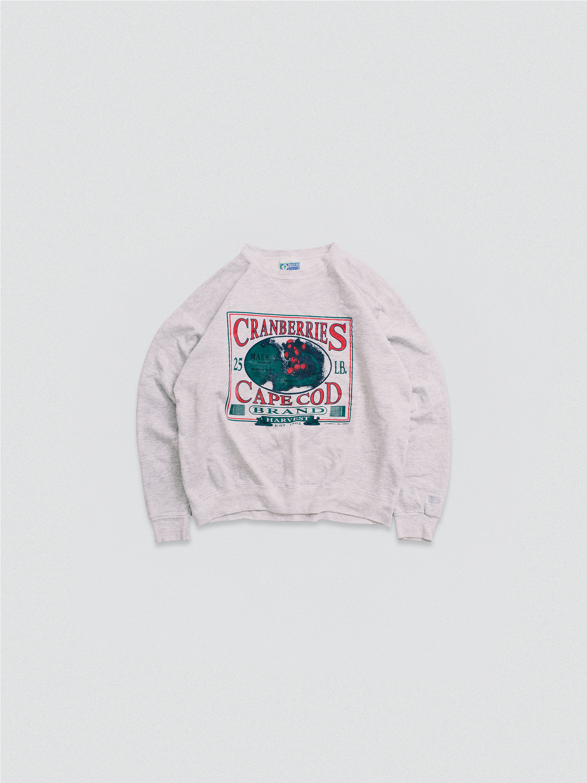 "MOLETOM CRAMBERRIES CAPE COD BRAND 1994"