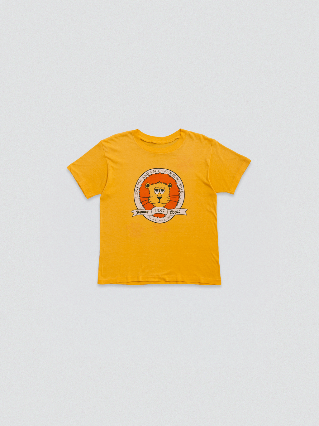 "CAMISETA PADRES X COORS 10K RUN 1987"