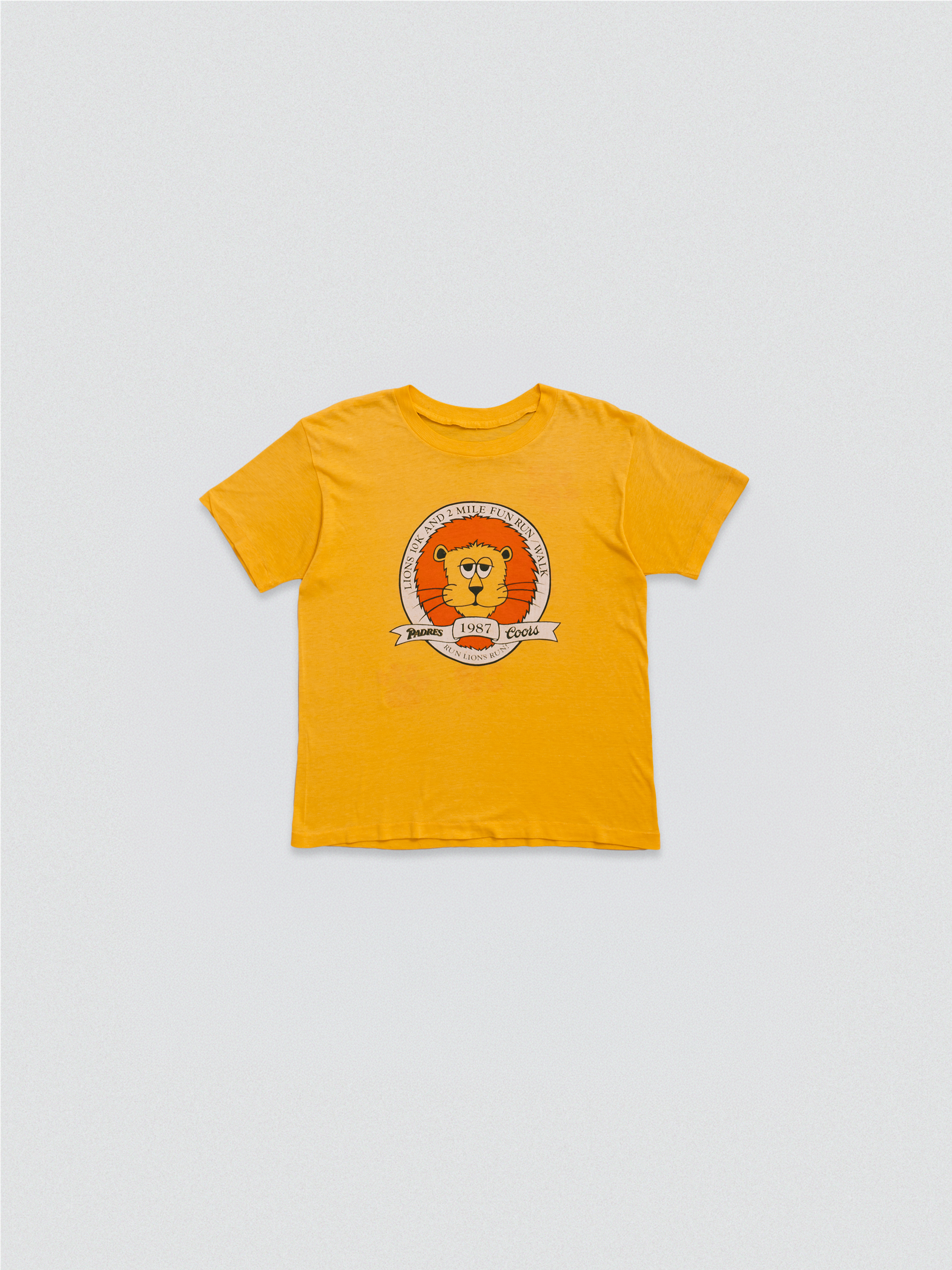 "CAMISETA PADRES X COORS 10K RUN 1987"