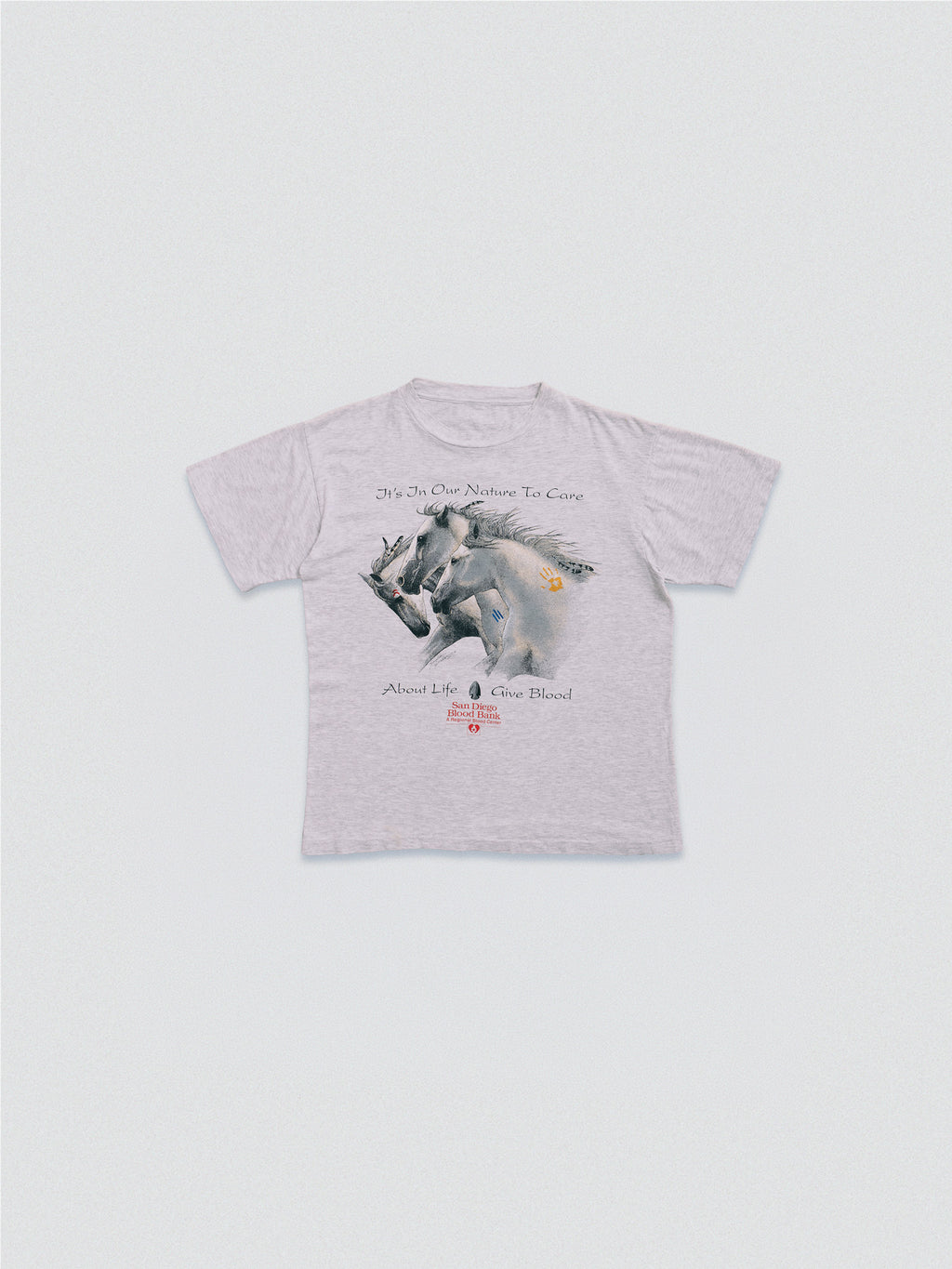 "CAMISETA IT`S IN OUR NATURE TO CARE 1997"