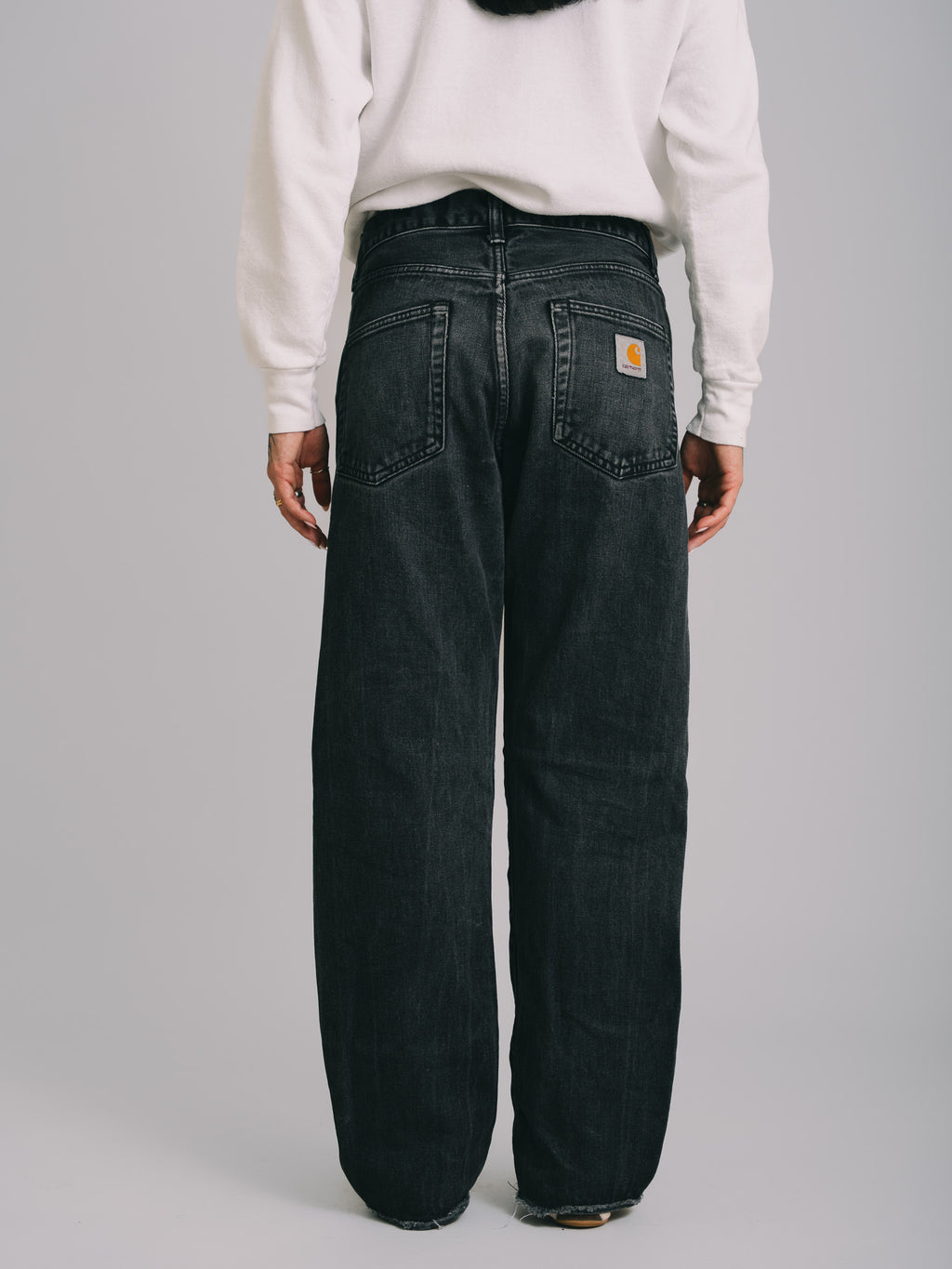 CALÇA JEANS CARHARTT "PONTIAC PANT BLACK"
