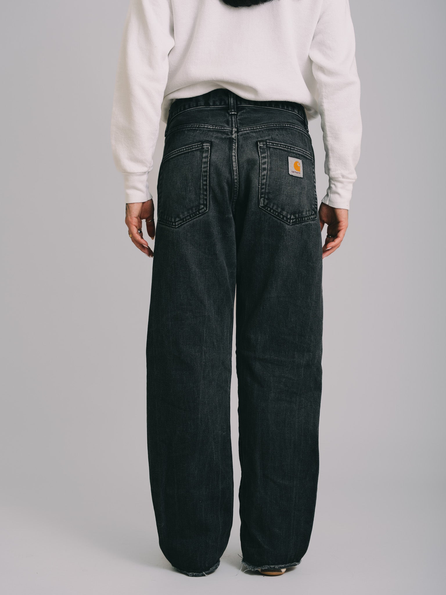 CALÇA JEANS CARHARTT "PONTIAC PANT BLACK"