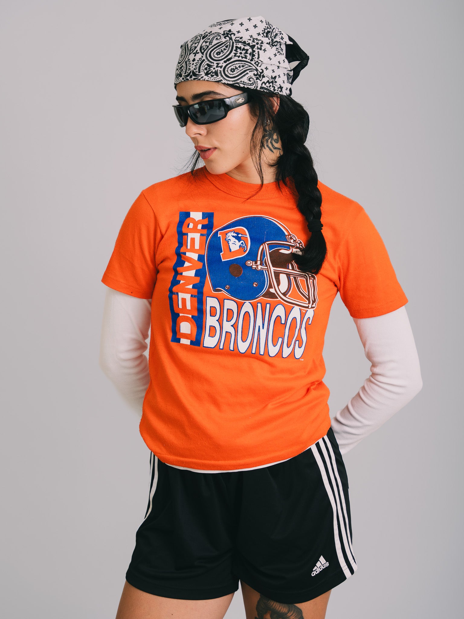 CAMISETA VINTAGE 80`s "DENVER BRONCOS"