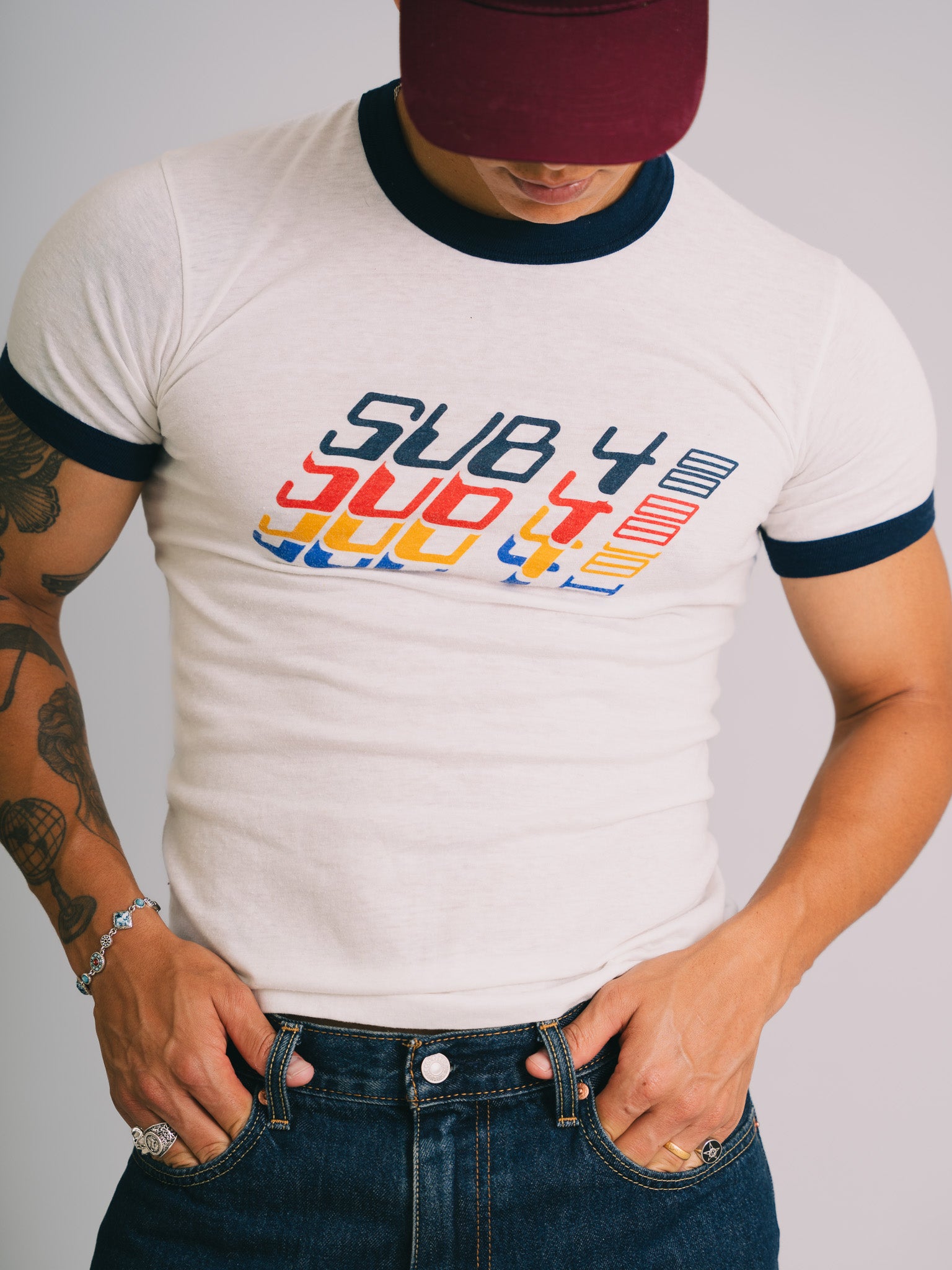 CAMISETA 80`s "SUB 4"