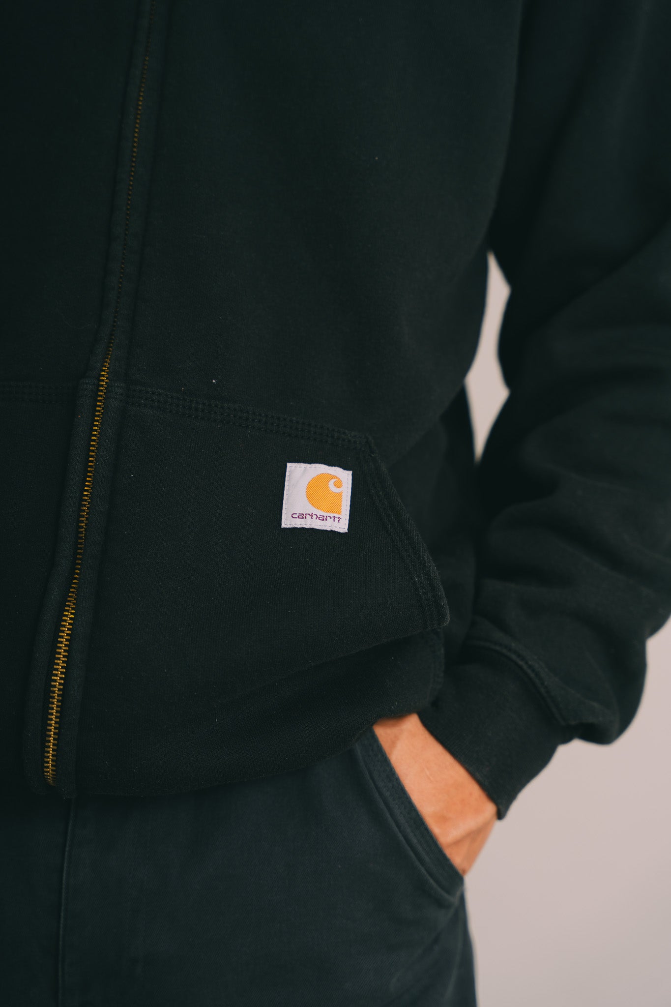 MOLETOM "ZIP UP CARHARTT"