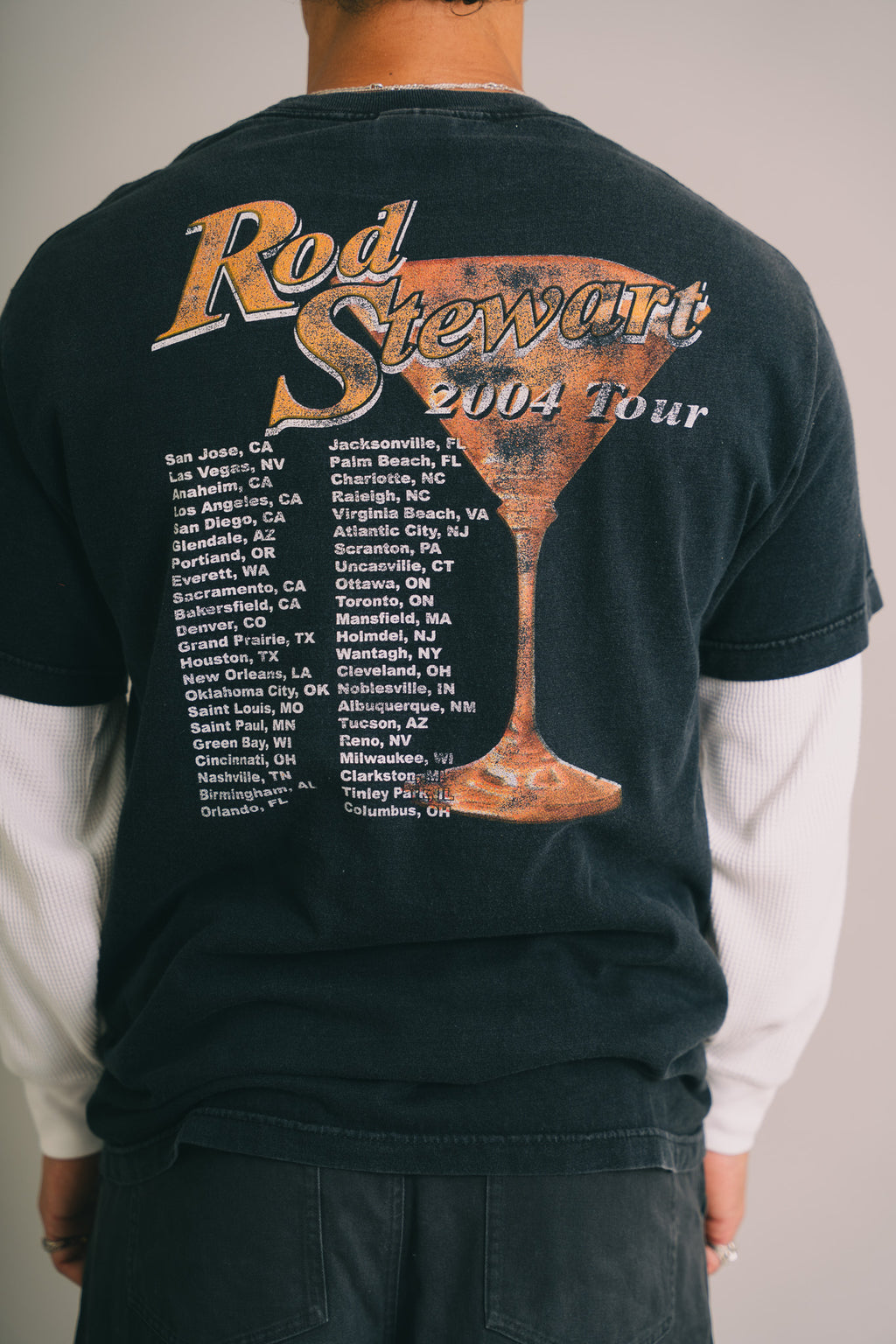 CAMISETA "ROD STEWART 2004 TOUR"