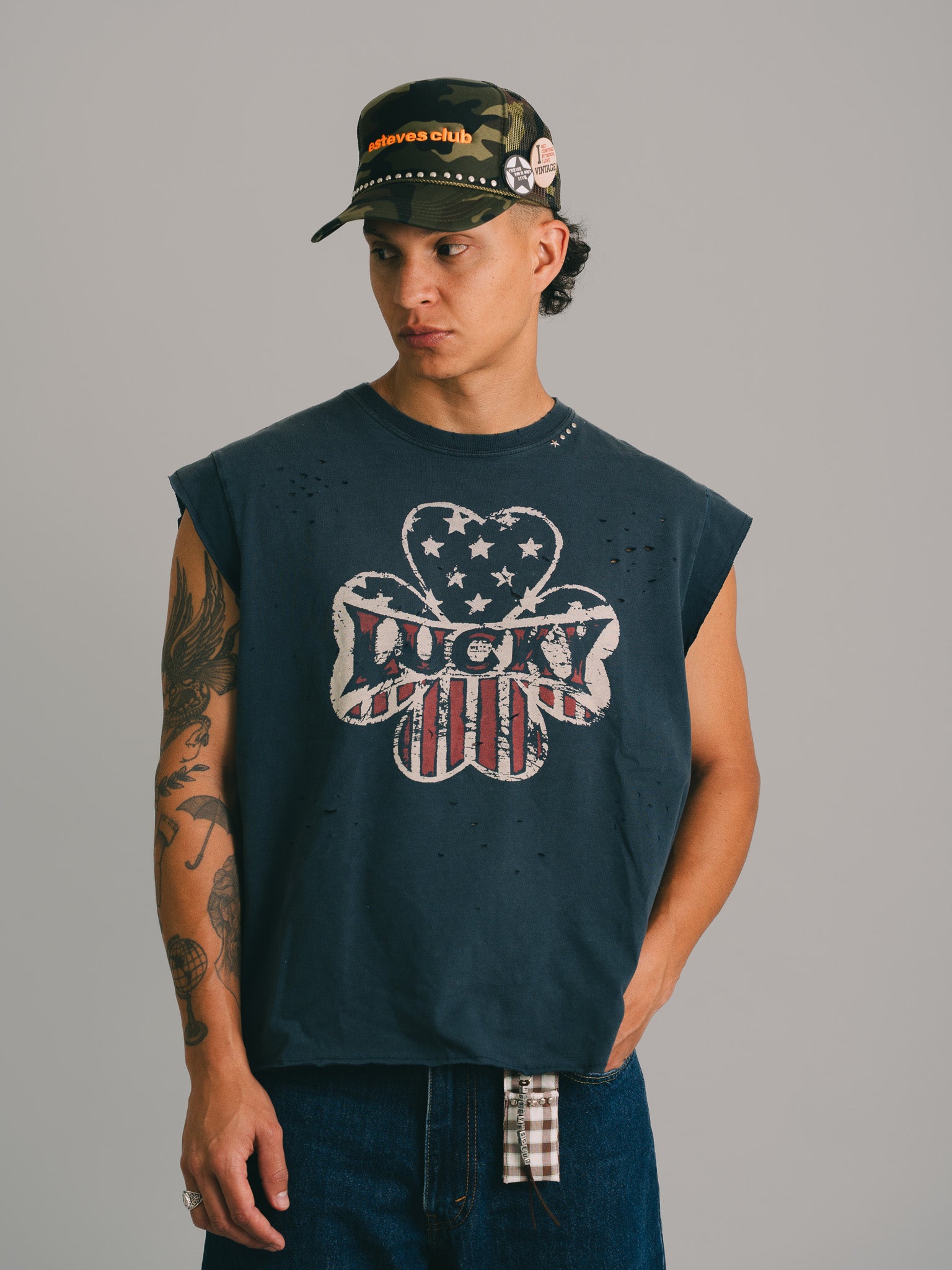 MUSCLE TEE “LUCKY BRAND”
