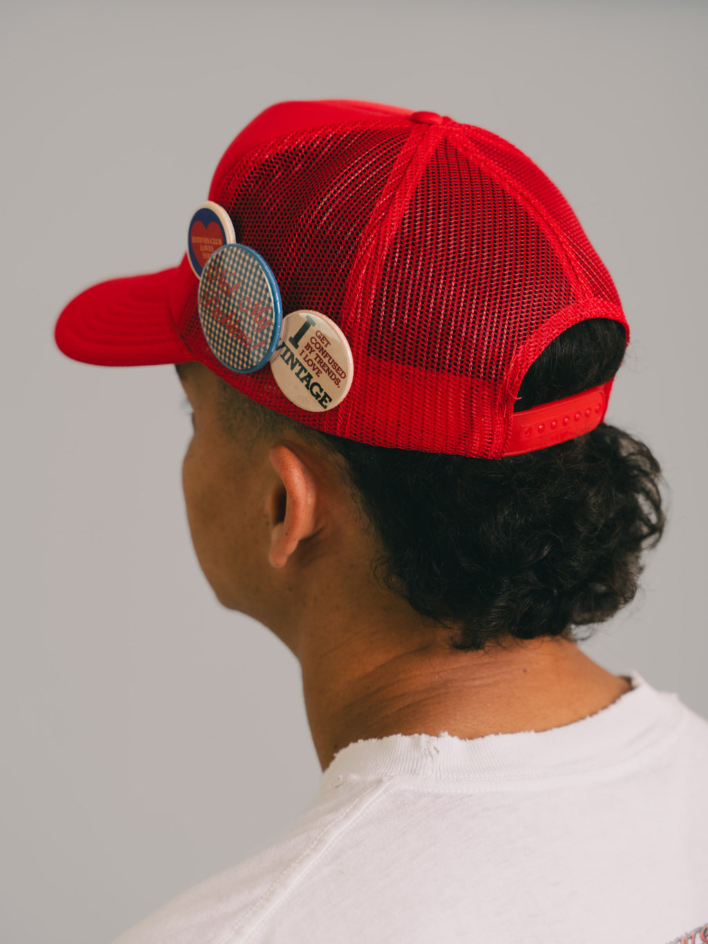BONÉ TRUCKER VERMELHO "ESTEVES CLUB"