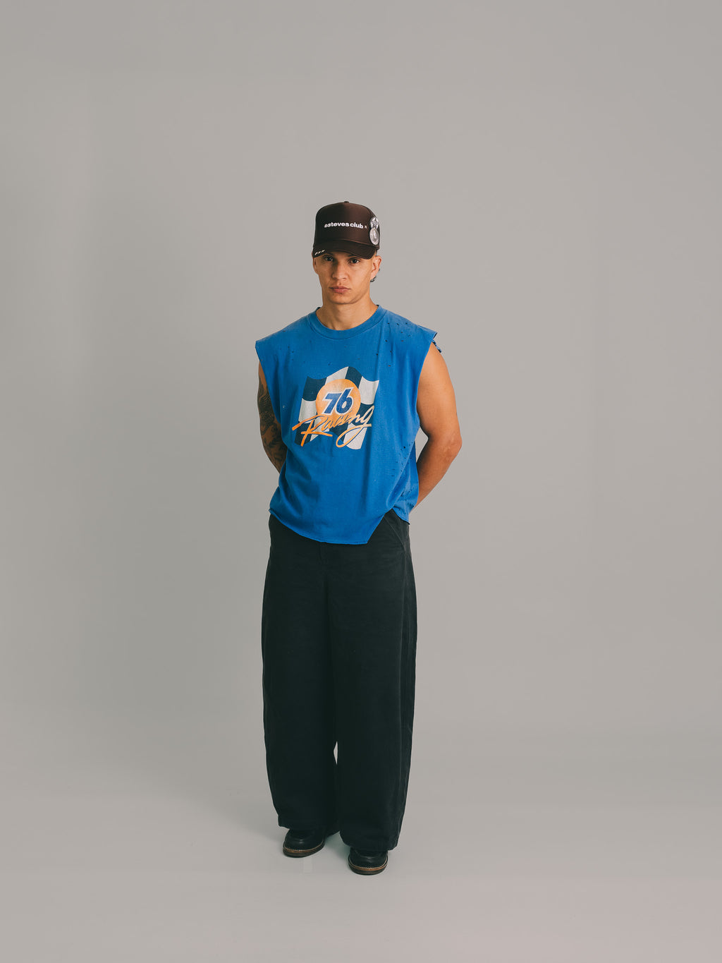 MUSCLE TEE VINTAGE “RACING 76"