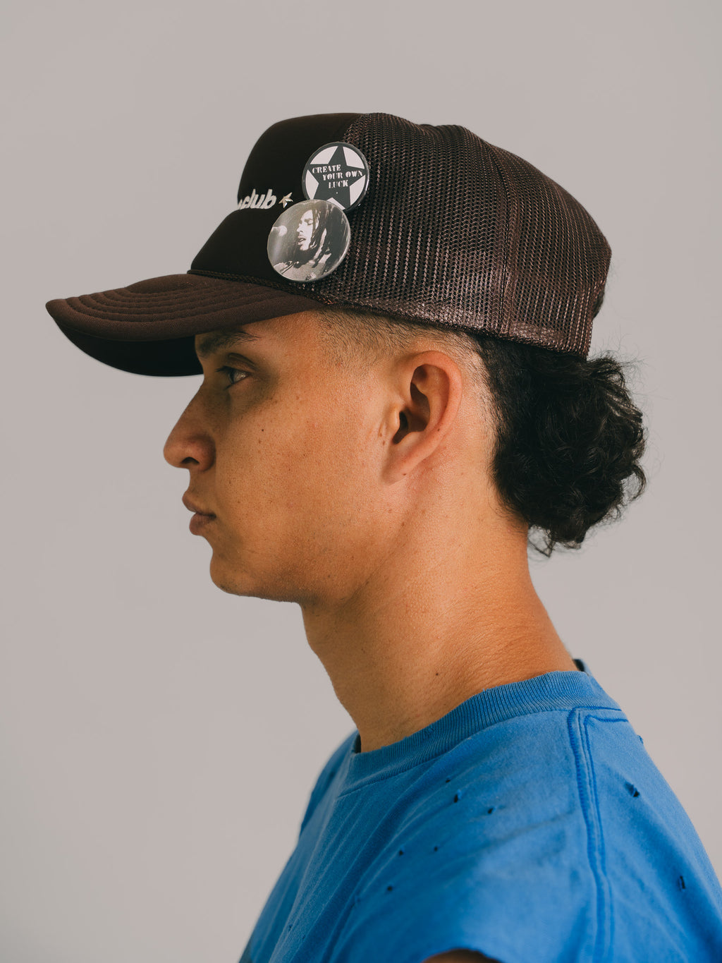 BONÉ TRUCKER MARROM "ESTEVES CLUB"