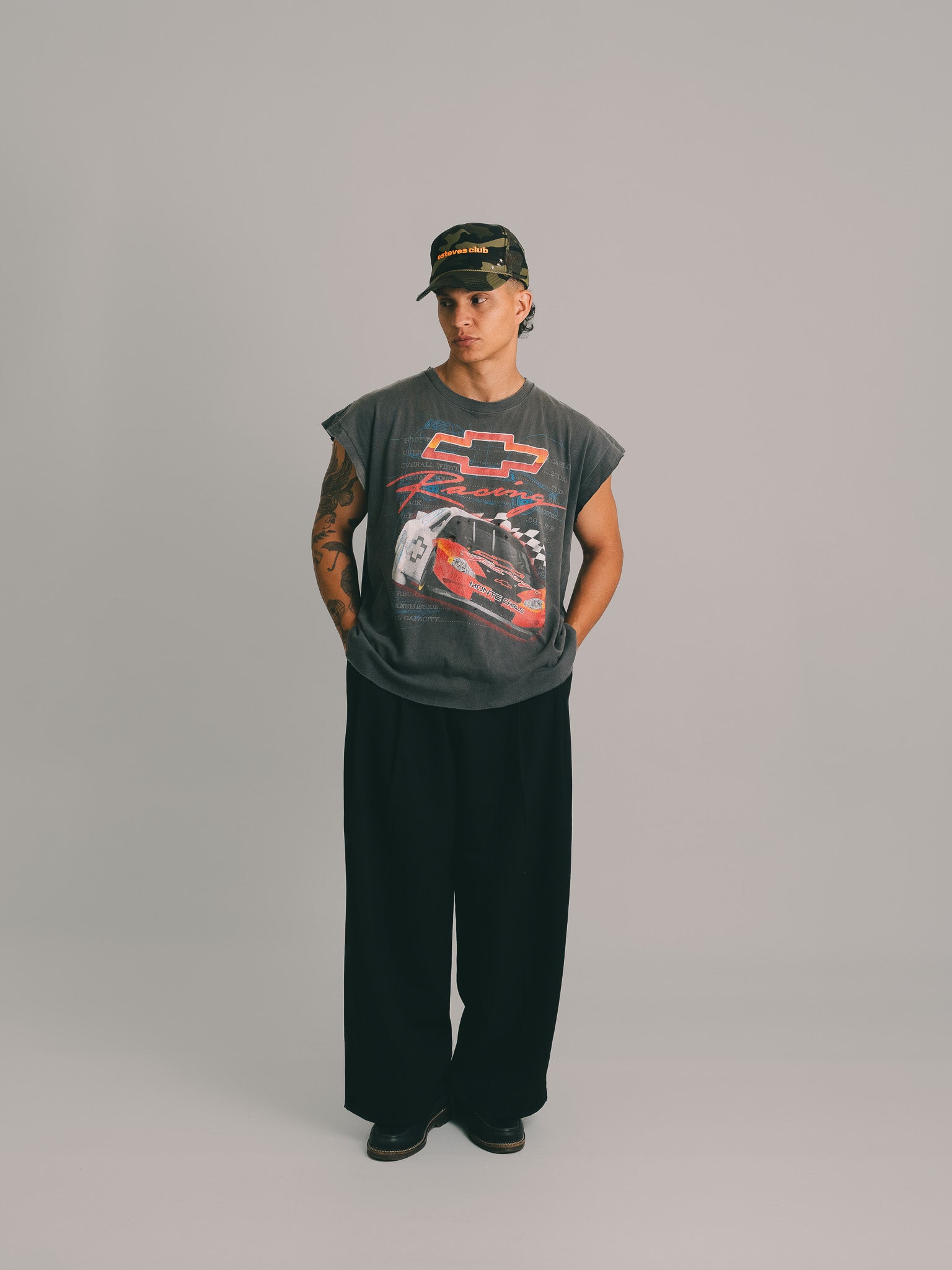 MUSCLE TEE VINTAGE “RACING CHEVROLET 90'S"