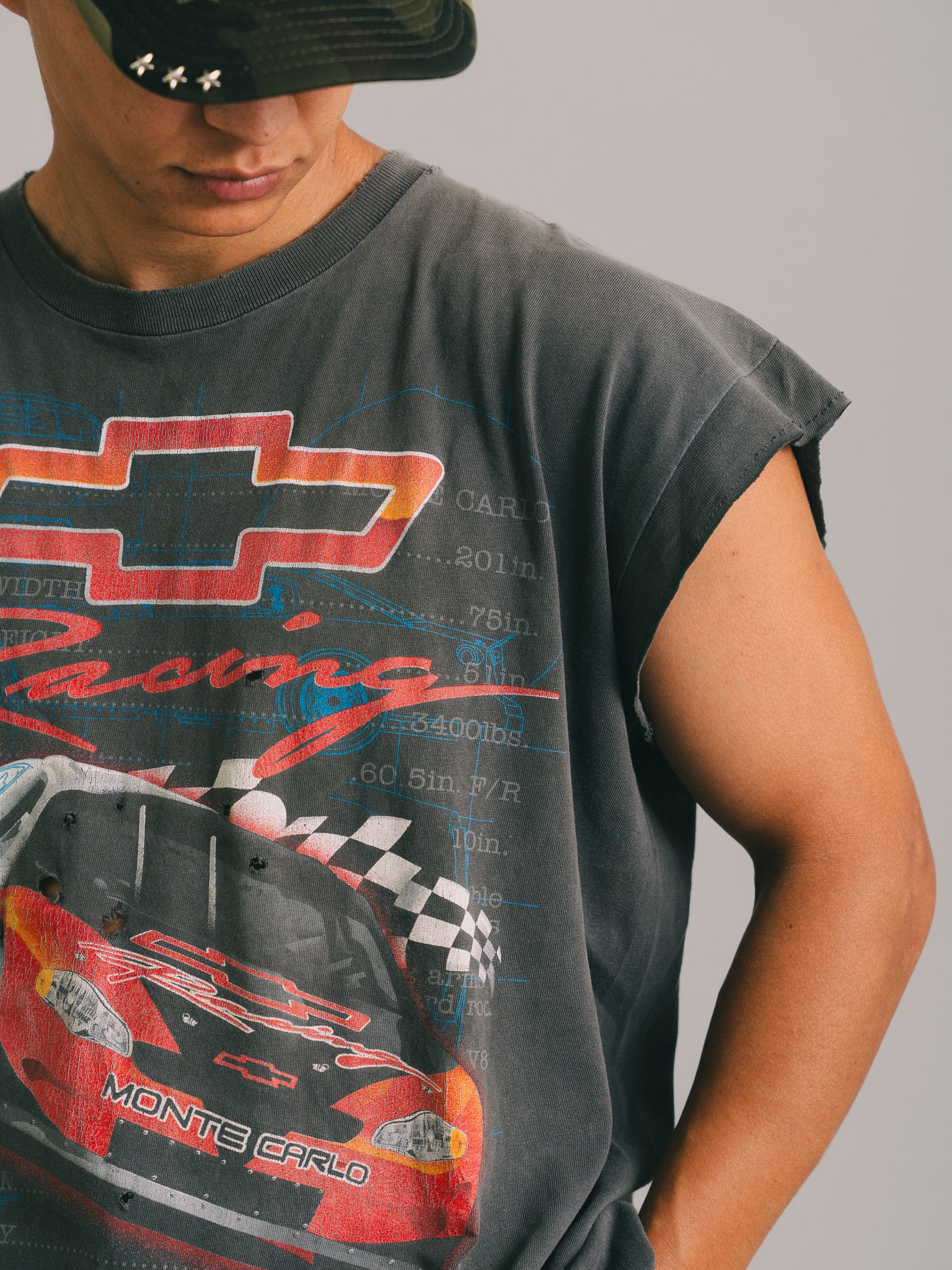 MUSCLE TEE VINTAGE “RACING CHEVROLET 90'S"