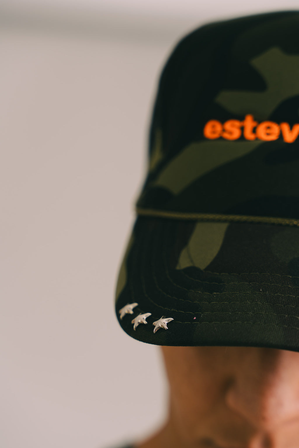 BONÉ TRUCKER CAMUFLADO "ESTEVES CLUB"