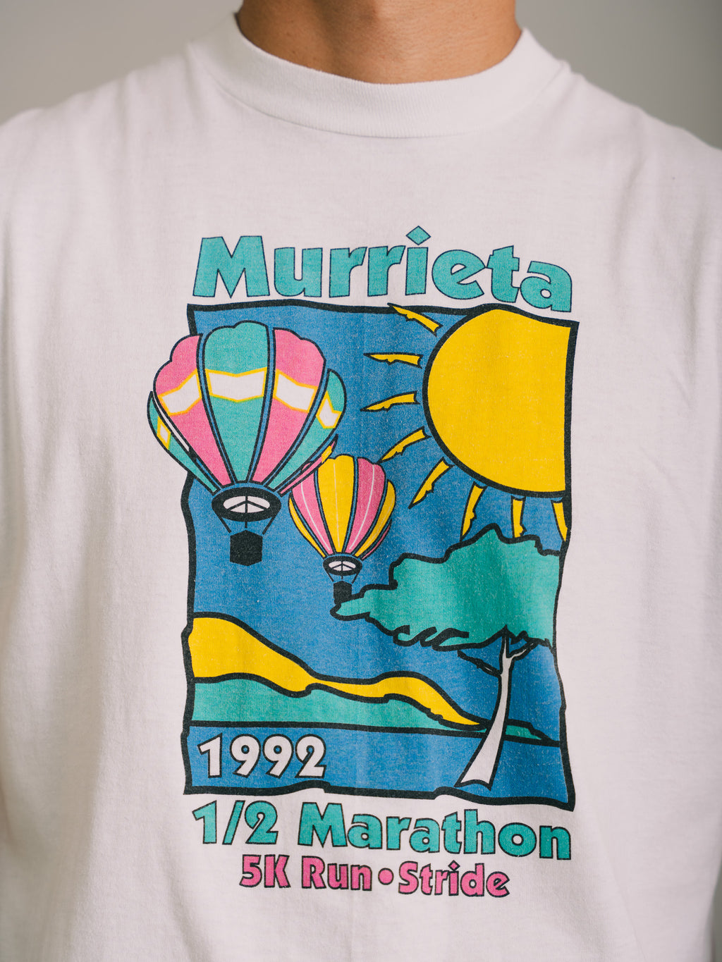 MUSCLE TEE "MURRIETA 1/2 MARATHON" 1992