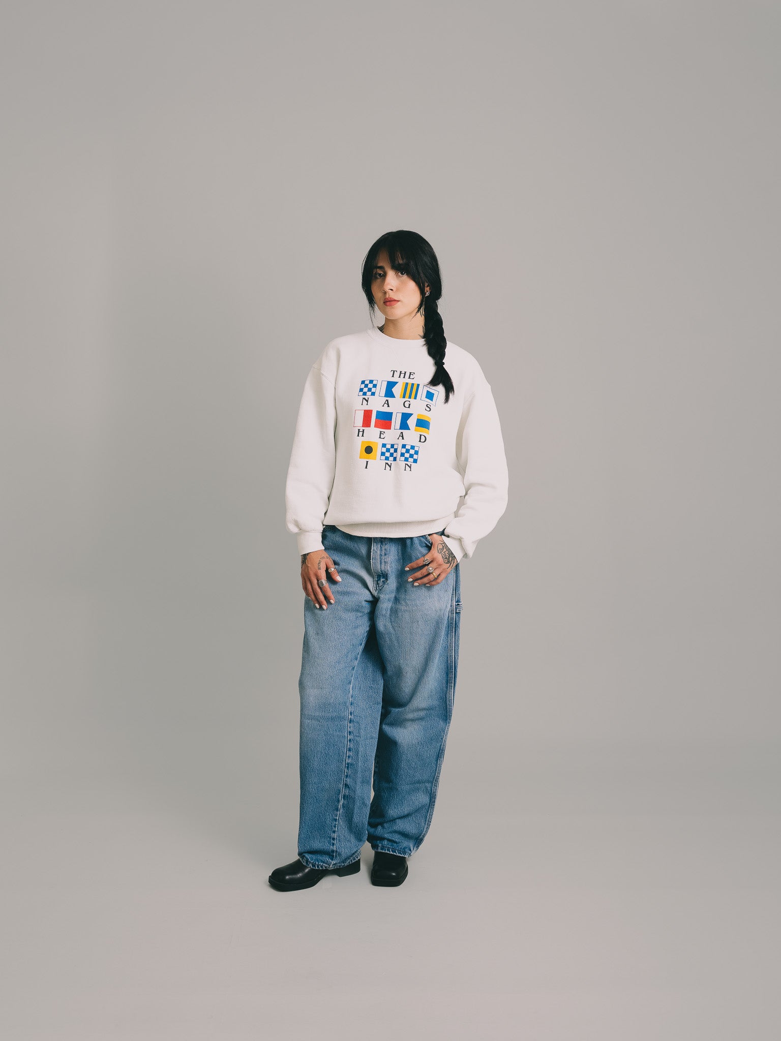 MOLETOM VINTAGE 90s "BLANK"