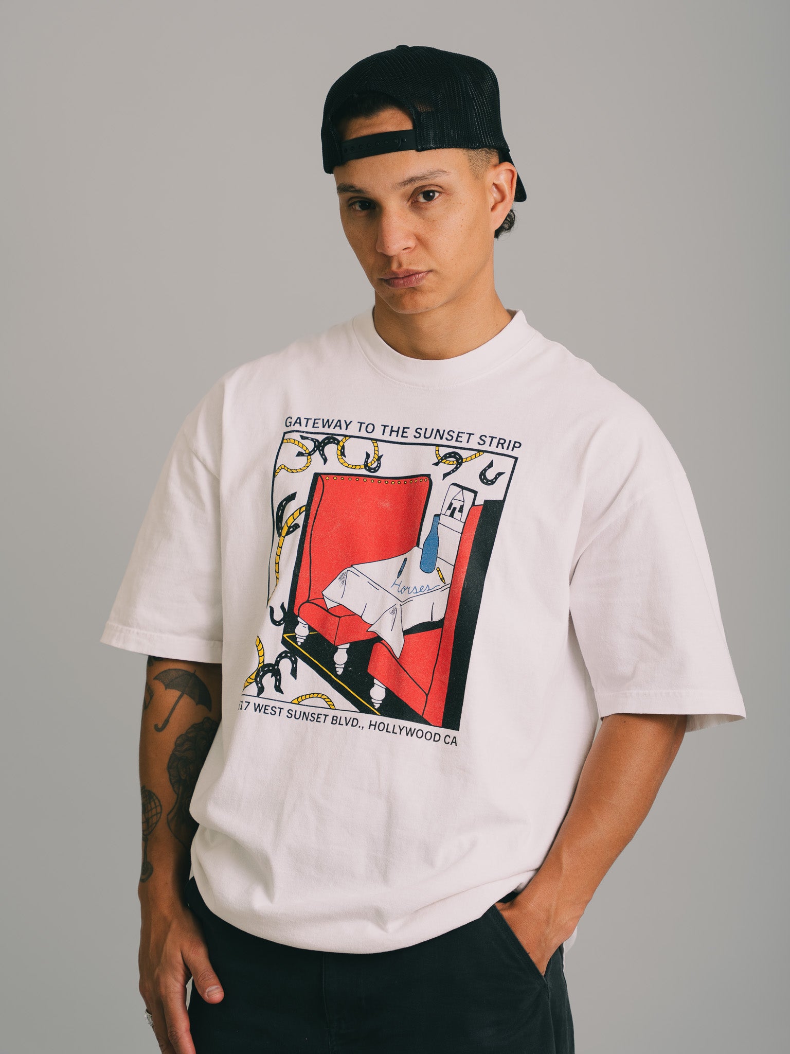 CAMISETA VINTAGE "GATEWAY TO THE SUNSET STRIP"