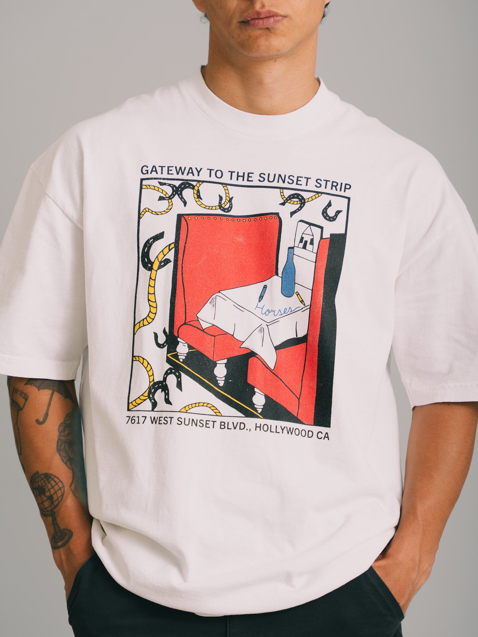 CAMISETA VINTAGE "GATEWAY TO THE SUNSET STRIP"