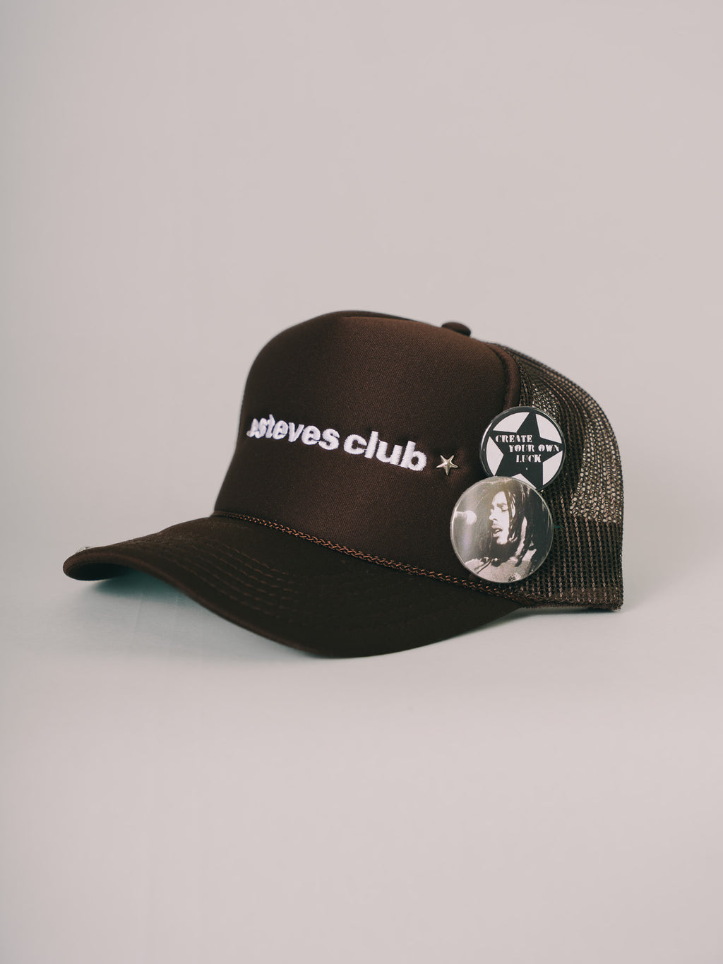 BONÉ TRUCKER MARROM "ESTEVES CLUB"