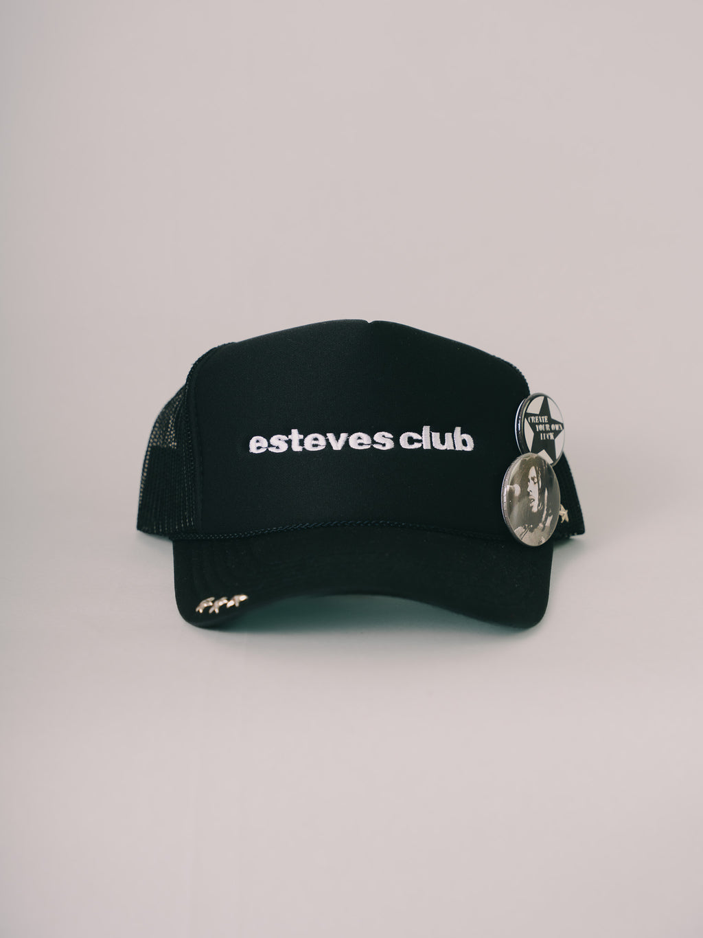 BONÉ TRUCKER PRETO "ESTEVES CLUB"
