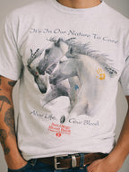 "CAMISETA IT`S IN OUR NATURE TO CARE 1997"