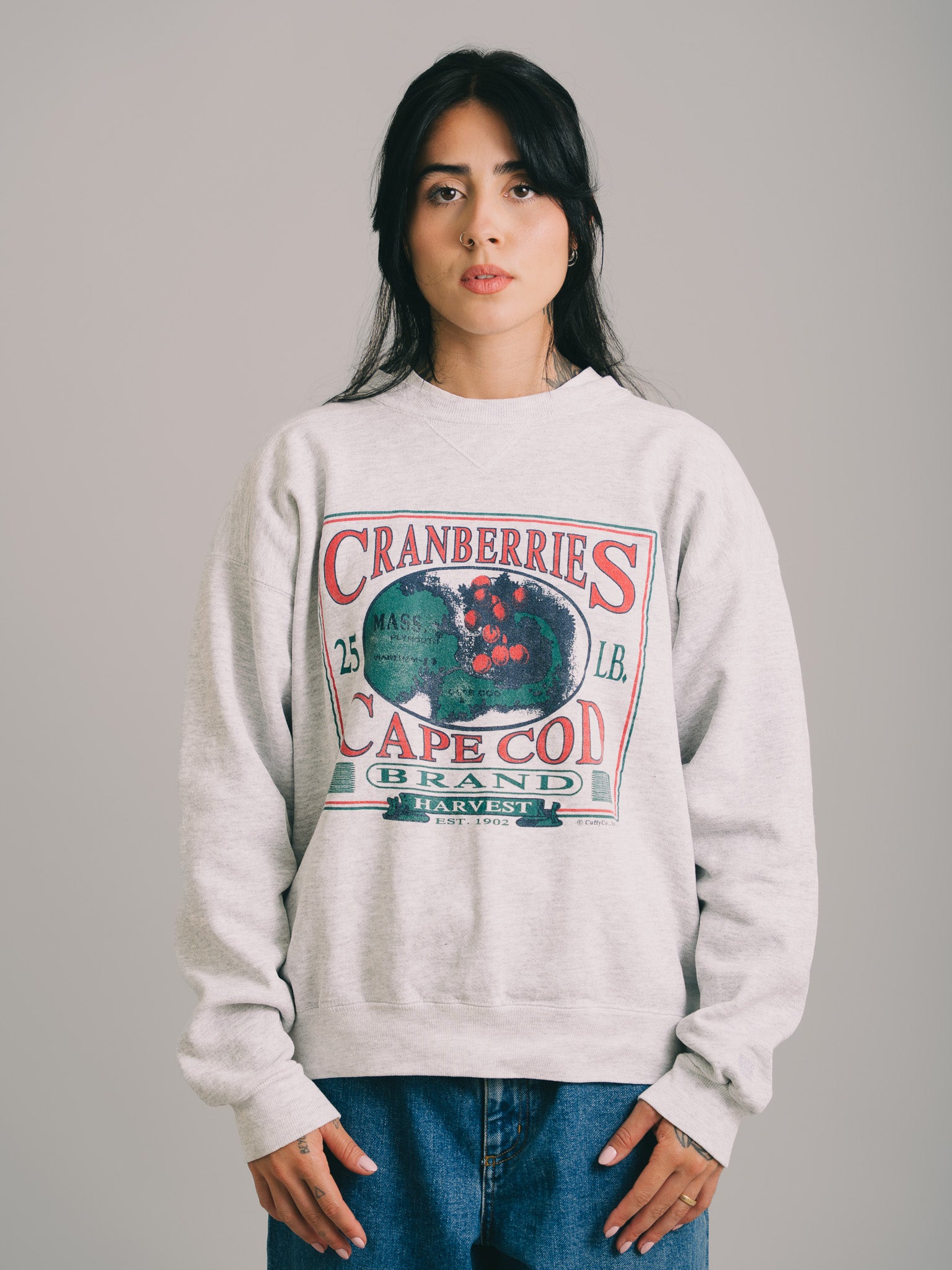 "MOLETOM CRAMBERRIES CAPE COD BRAND 1994"