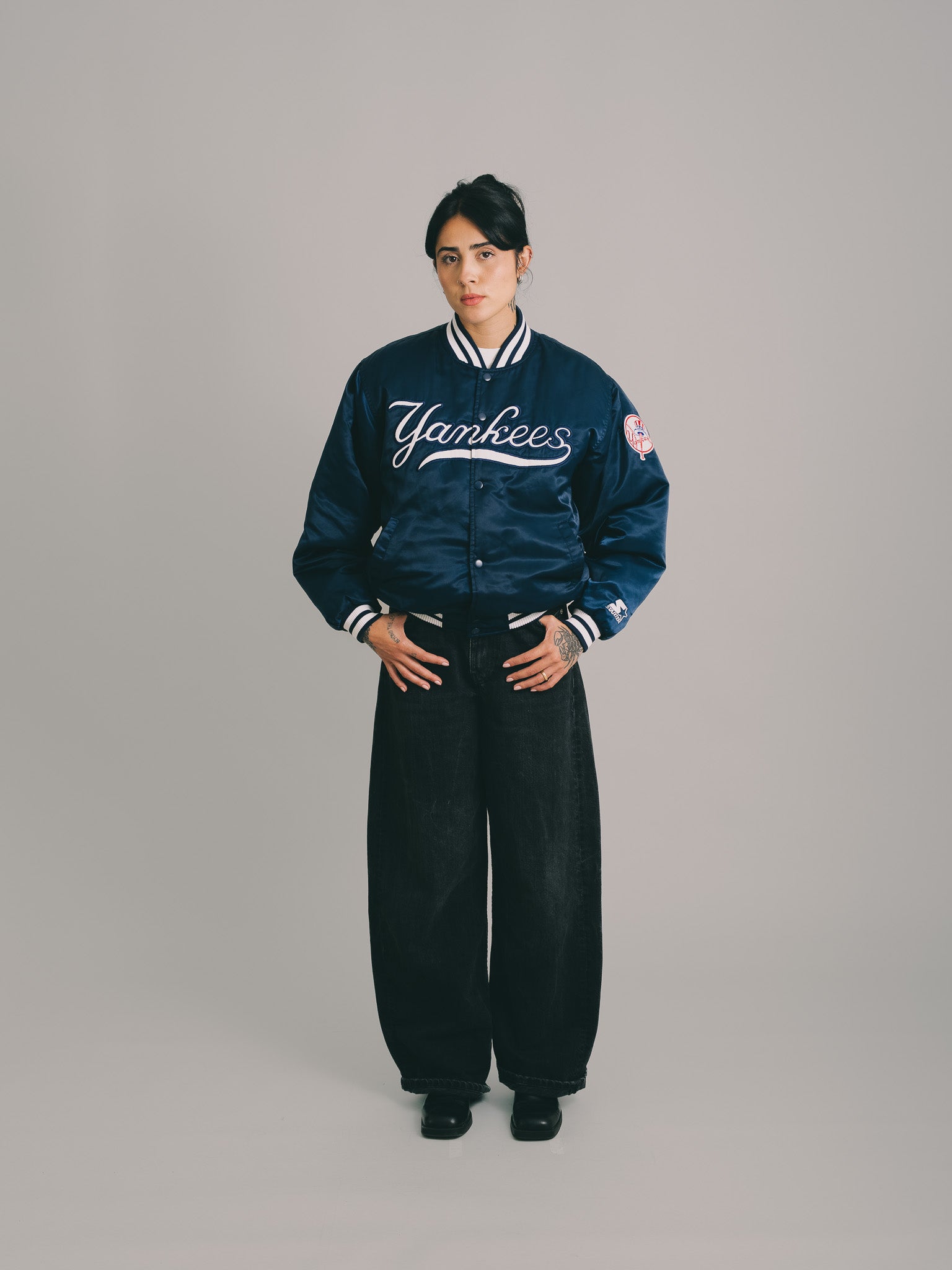 "JAQUETA VINTAGE BASEBALL 2001 "OCEANSIDE NATIONAL"