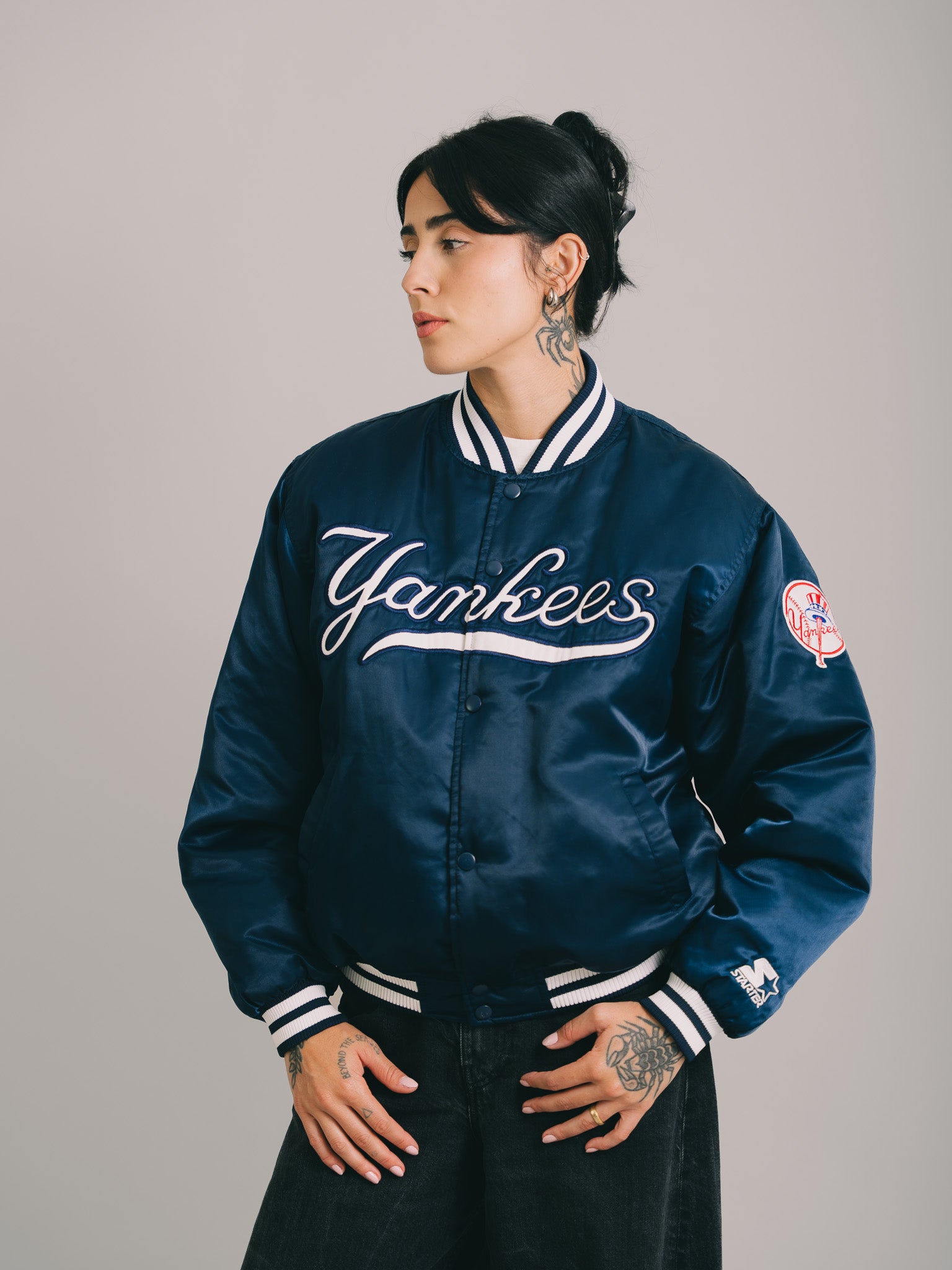 "JAQUETA VINTAGE BASEBALL 2001 "OCEANSIDE NATIONAL"