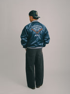 "JAQUETA VINTAGE BASEBALL 2001 "OCEANSIDE NATIONAL"