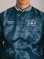 "JAQUETA VINTAGE BASEBALL 2001 "OCEANSIDE NATIONAL"